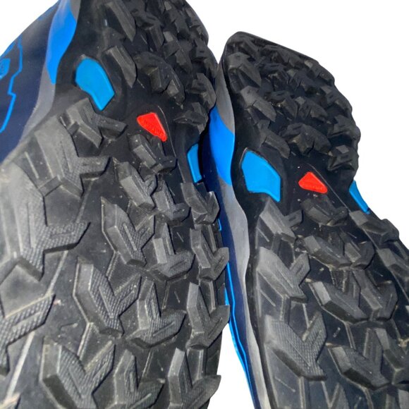 Salomon Junior XA Pro 3D CSWP Hiking Shoes Gore-Tex Waterproof Blue & Yellow low - Picture 12 of 14